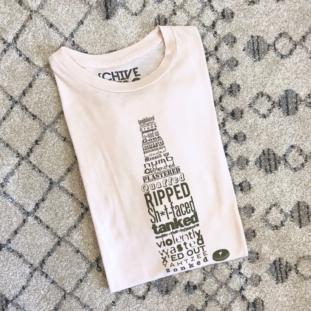 2 for $30 Chive Drinking Games Tee Drunk Shit Faced
